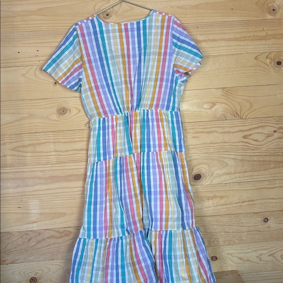 J.Crew rainbow striped dress size 18 - Picture 8 of 10